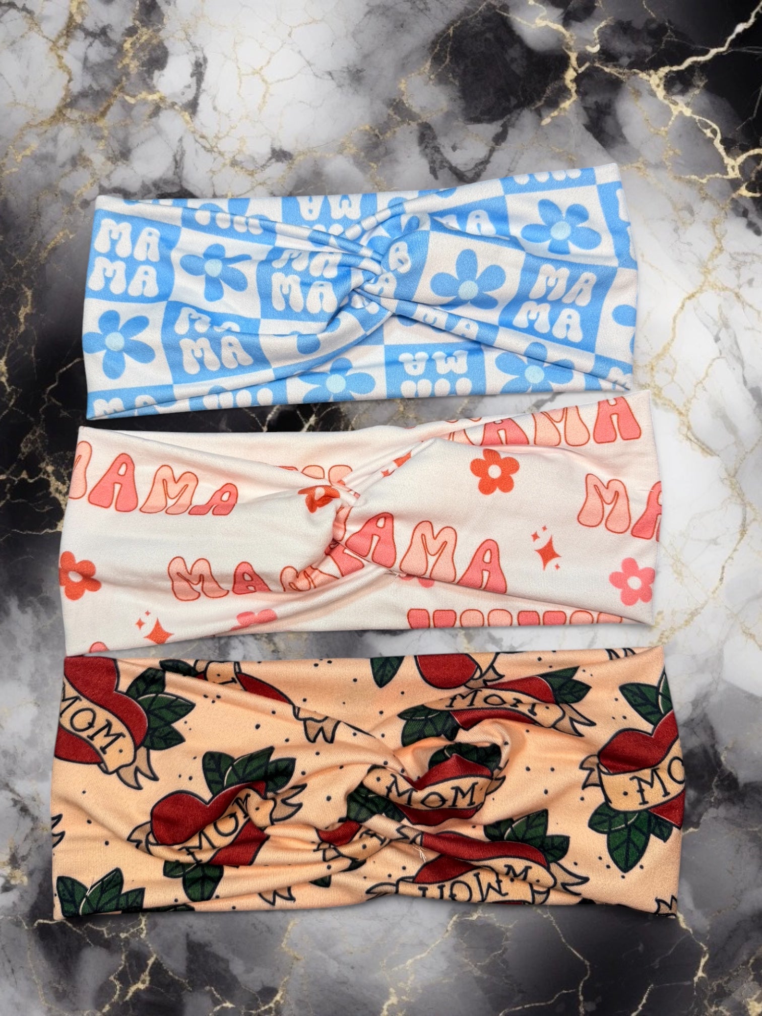 Mama/Mom twist headband