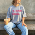 I'm a mommy embroidery tee