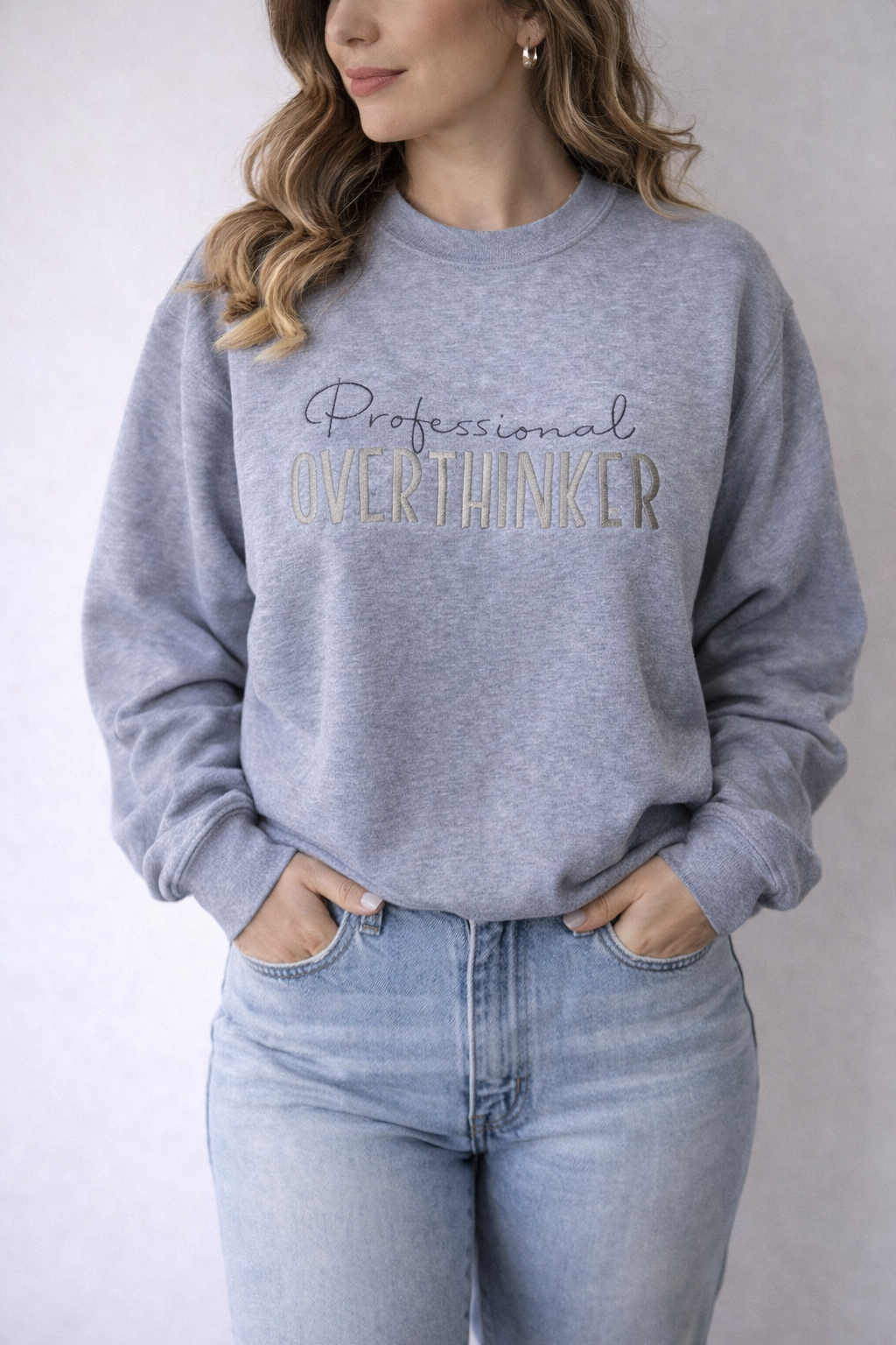 Professional overthinker  sweatshirt