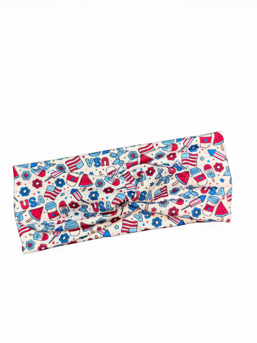 Patriotic twist headband